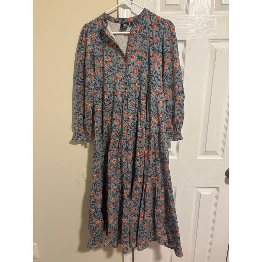Madison Mathews sz XS floral maxi dress